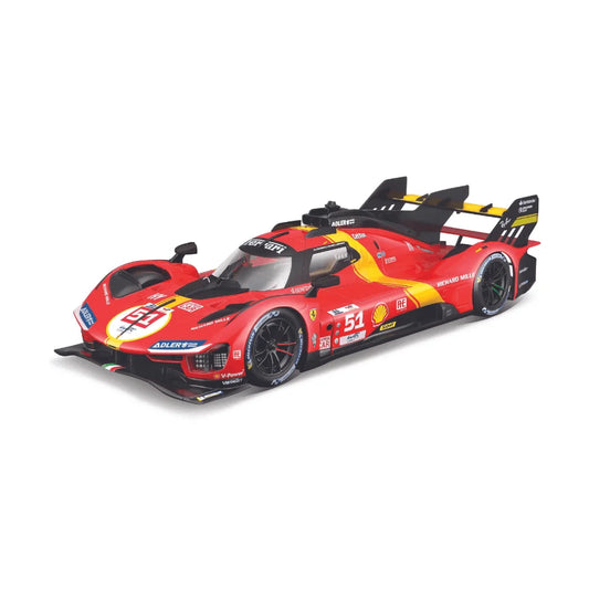 Ferrari 499P LMH 2023 (Campeão 24 Horas Le Mans) | Escala 1:18