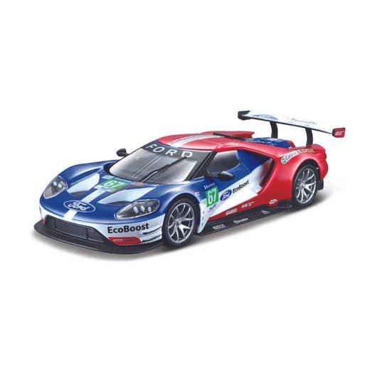 Ford GT 2017 #67 24 Horas Le Mans Azul e Vermelho | Escala 1:32