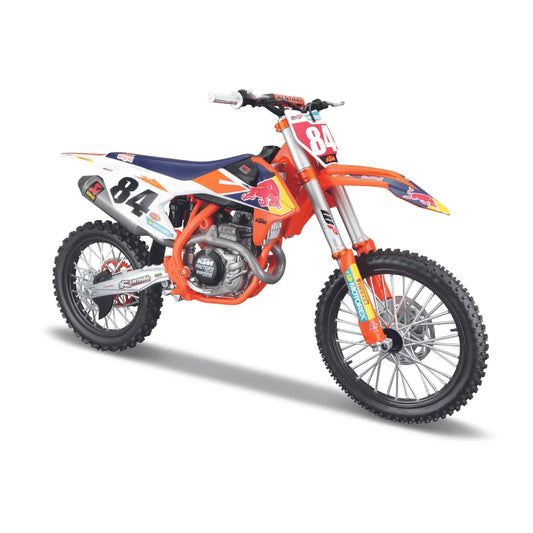 KTM 450 SX-F Factory Edition 2018 RedBull KTM Super cross | Escala 1:6