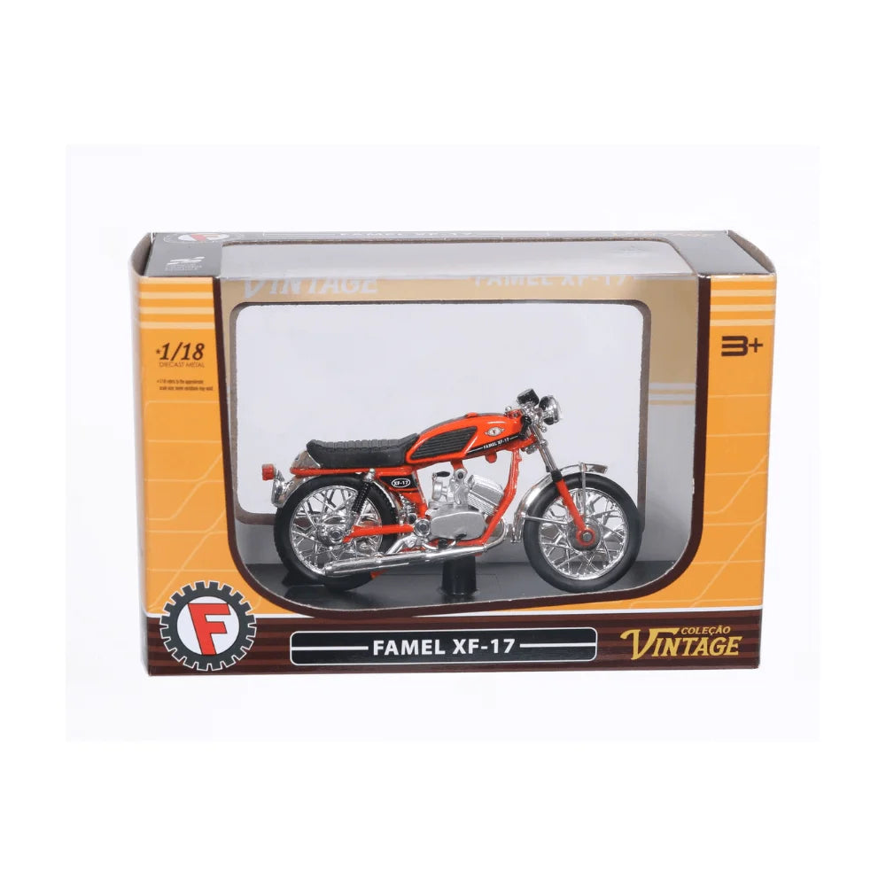 Famel Zundapp Laranja | Escala 1:18