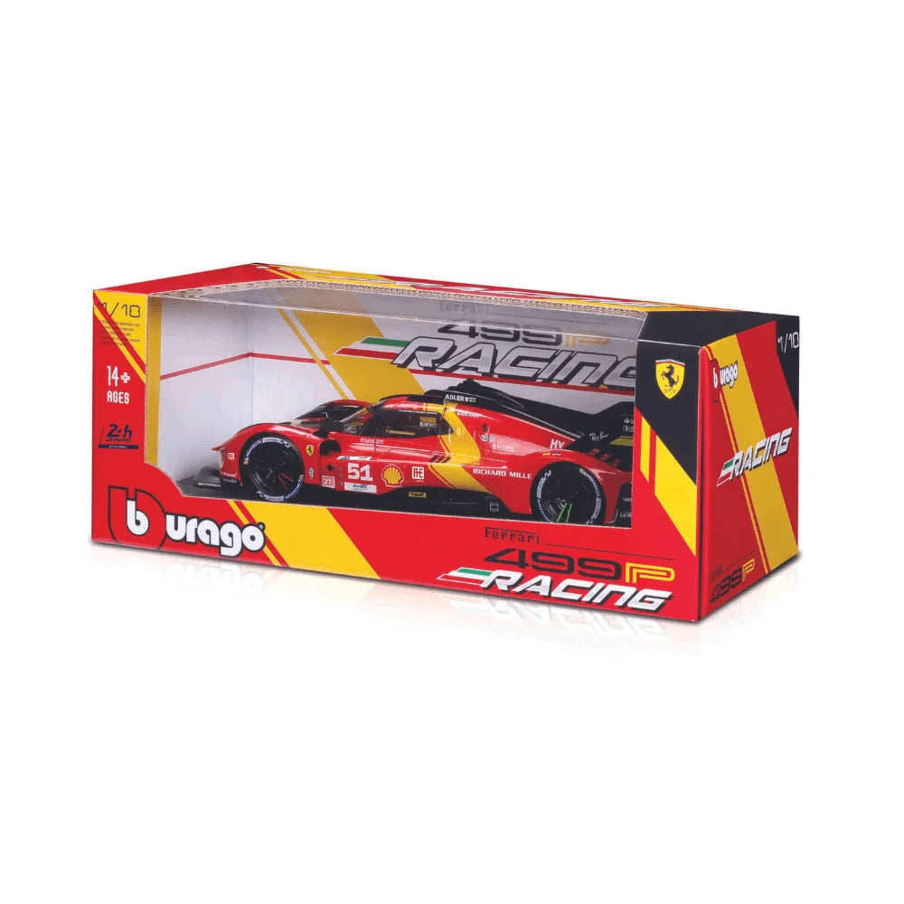 Ferrari 499P LMH 2023 (Campeão 24 Horas Le Mans) | Escala 1:18