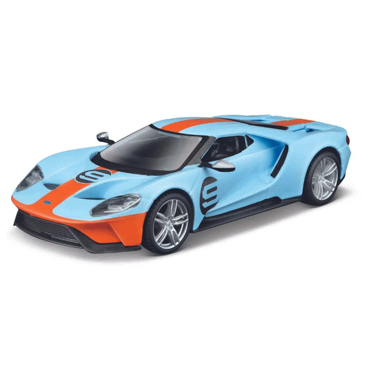 Ford GT 2019 Heritage Edition Azul e Laranja | Escala 1:32