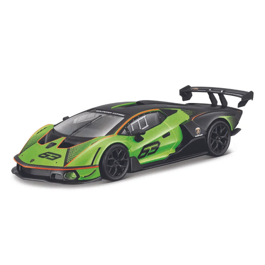 Lamborghini Essenza SCV12 Preto e Verde | Escala 1:32