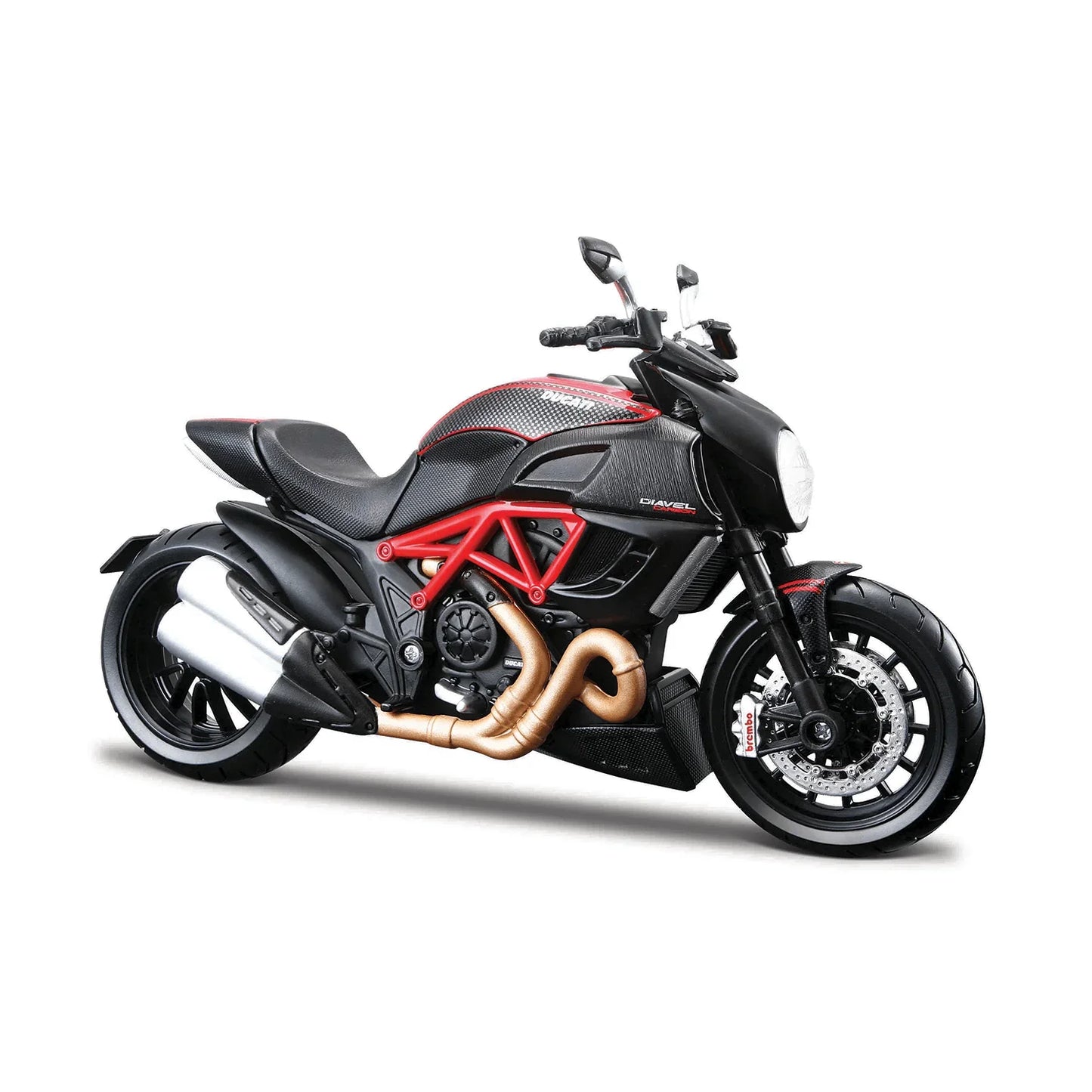 Ducati Diavel Carbon Preto | Escala 1:12