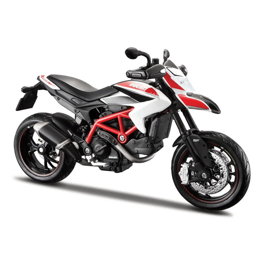 Ducati Hypermotard SP Branco | Escala 1:12